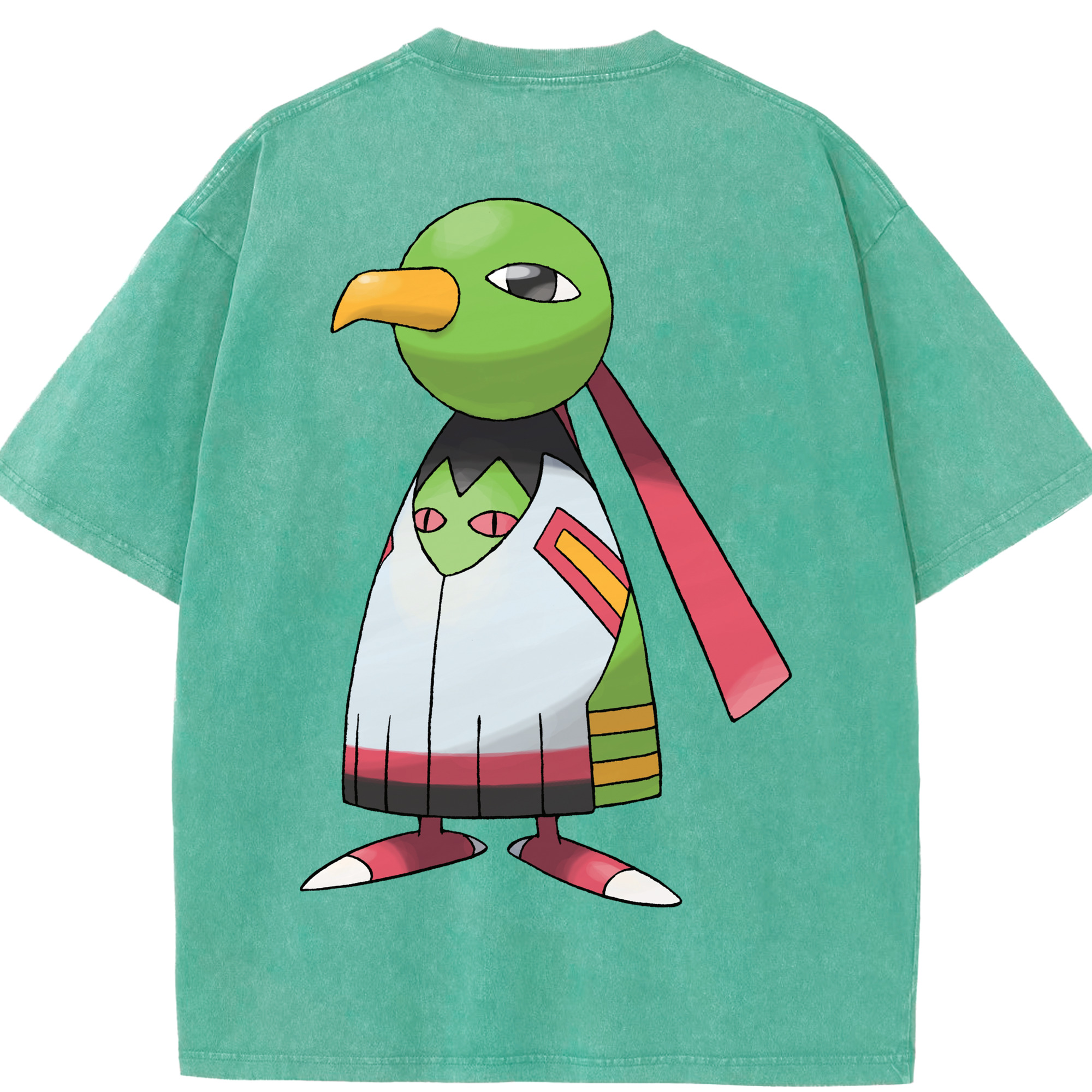 （画像用） ポケットモンスター Pokémon 綿100% ヴィンテージ風 半袖Tシャツ（背面プリント）
